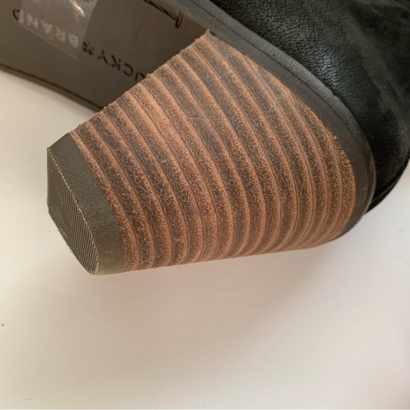 Lucky Brand, Jana black suede, soft leather, ankle boots, Size 5 - Picture 7 of 9